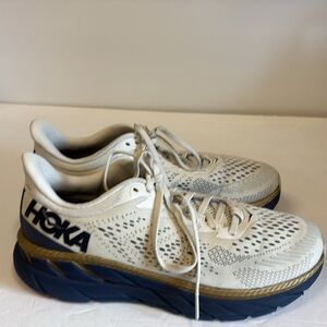 Hoka One One Clifton 7 Cream Mesh upper Running Shoe